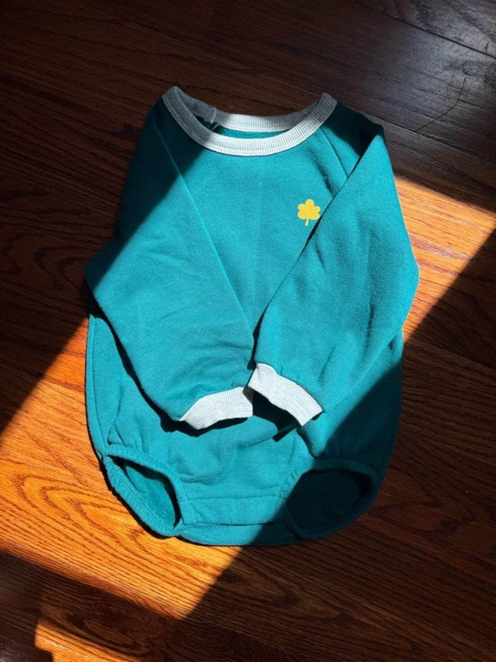 Zara CONTRAST TRIM ROMPER / Size 9-12 months